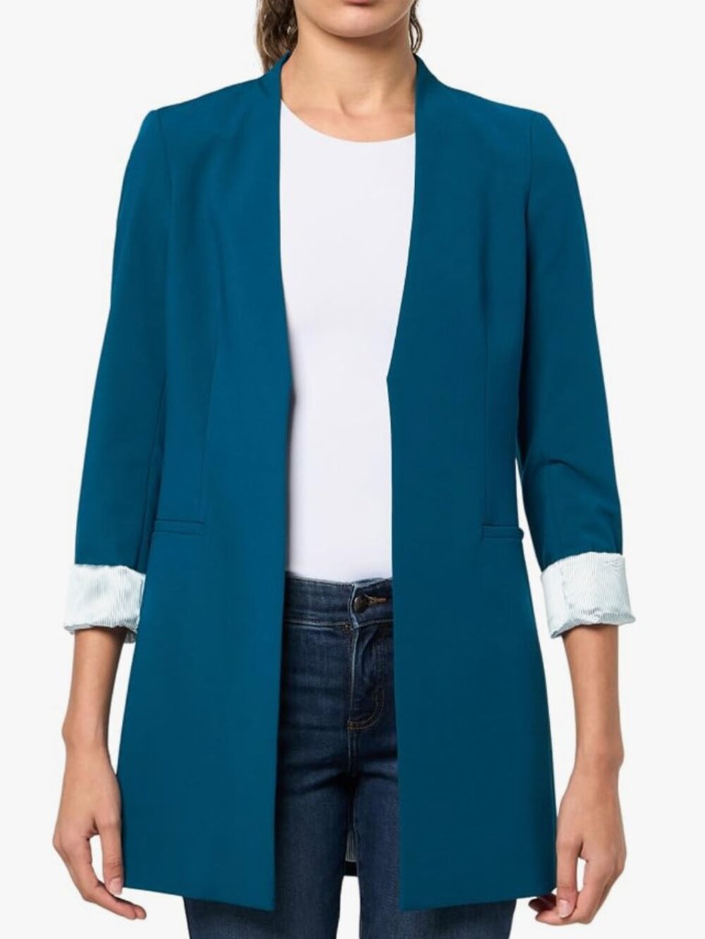 NWOT Calvin Klein Teal Blazer